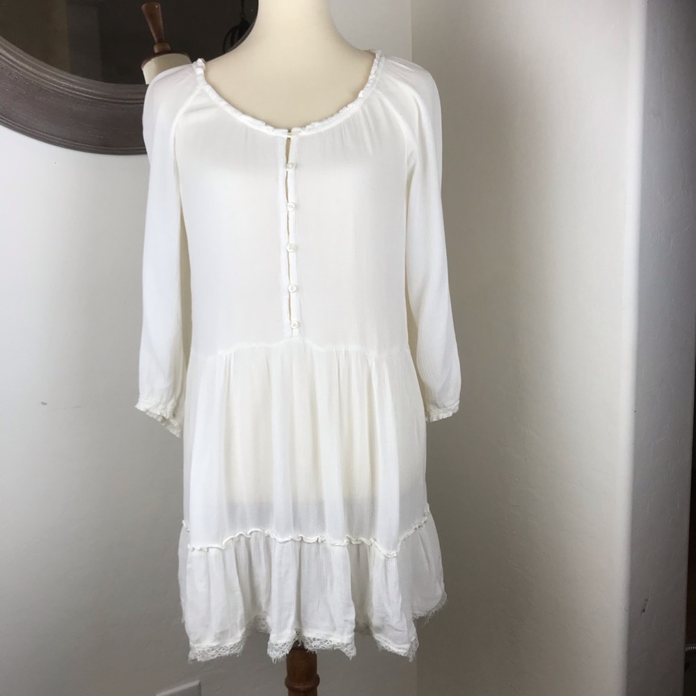 Aerie Sleeping  white dress small